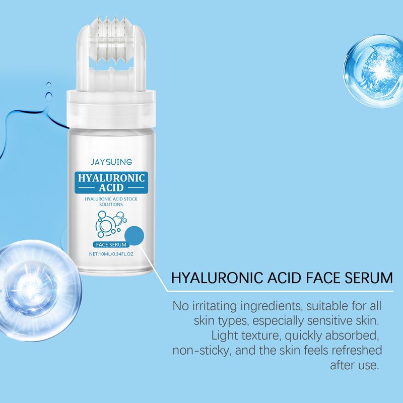 Siero Roller all'acido ialuronico, idratante, idratante e illuminante per la cura della pelle del viso_voghion.com