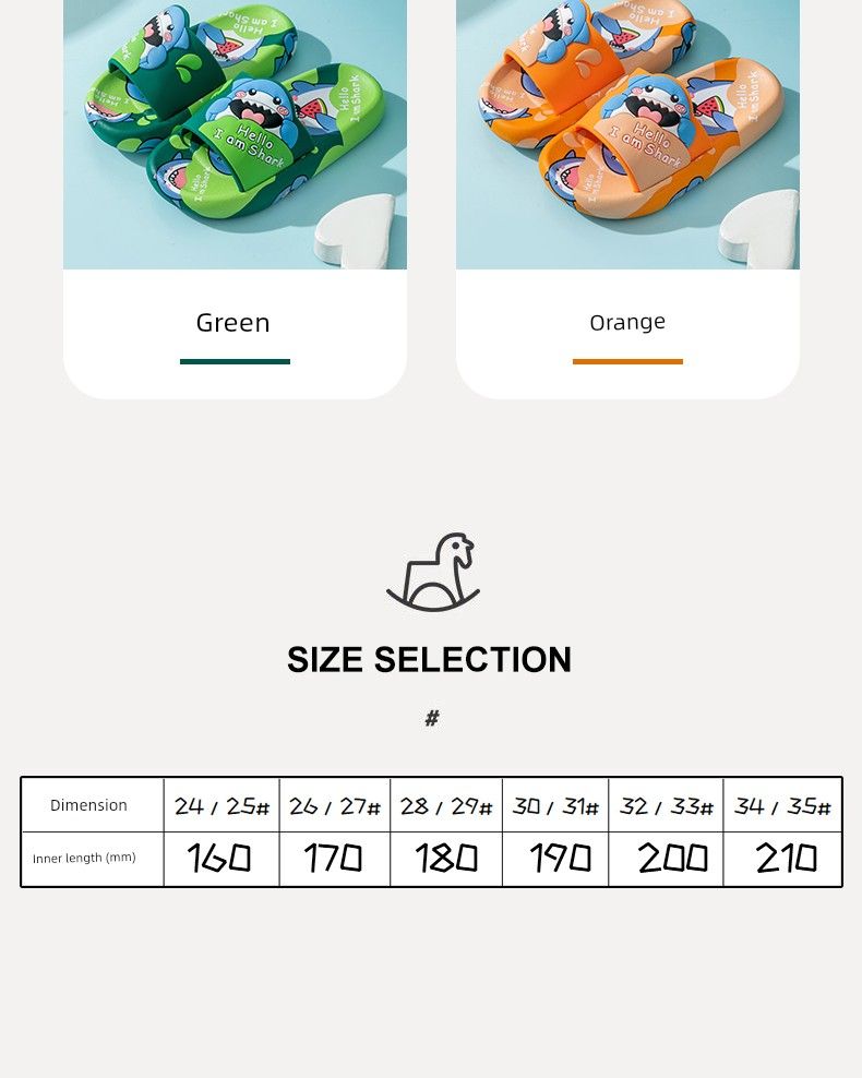 Sandali da bagno con fondo morbido per bambini, motivo: cartoni animati, per la casa_voghion.com