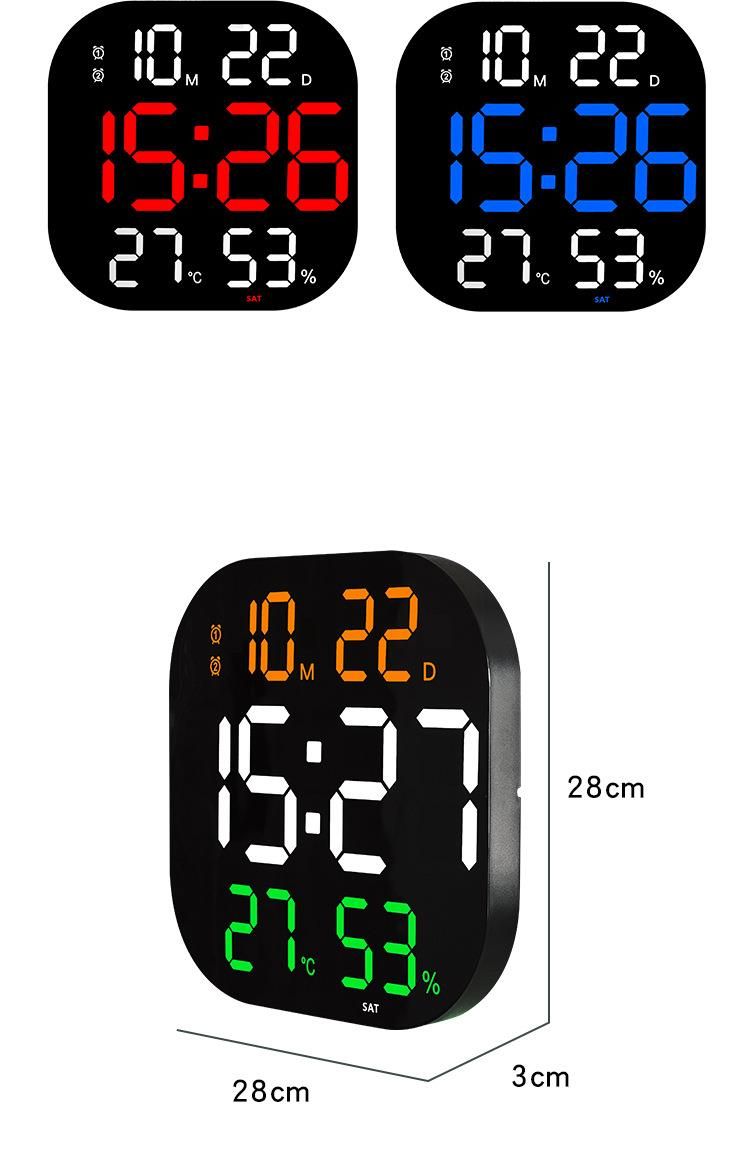 Living Room Countdown Timer Gym LED Acrylic Decorative Creative Large Electronic Clock Wall Hanging_voghion.com