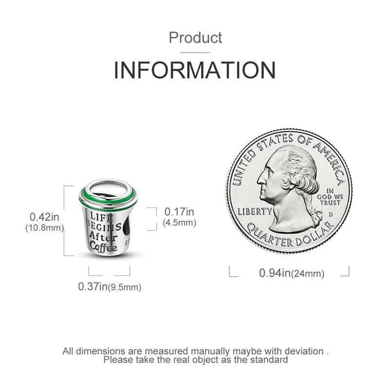 Gioielli da donna originali in argento sterling 925 con perline, charm Life, tazza da caffè, champagne, bicicletta, profumo, accessori fai da te, bracciale_voghion.com