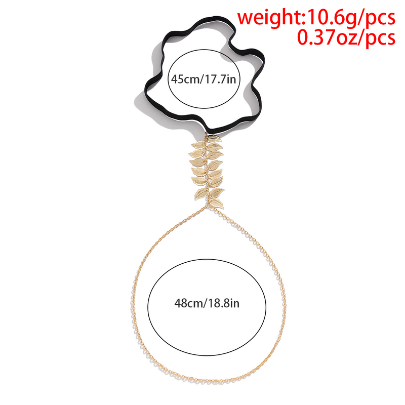 Europäischer und amerikanischer Schmuck, süß und cool, lässig, Strass-Strand-Beinkette, elastisches Band, Nachahmung von Perlen, sexy Beinkette_voghion.com