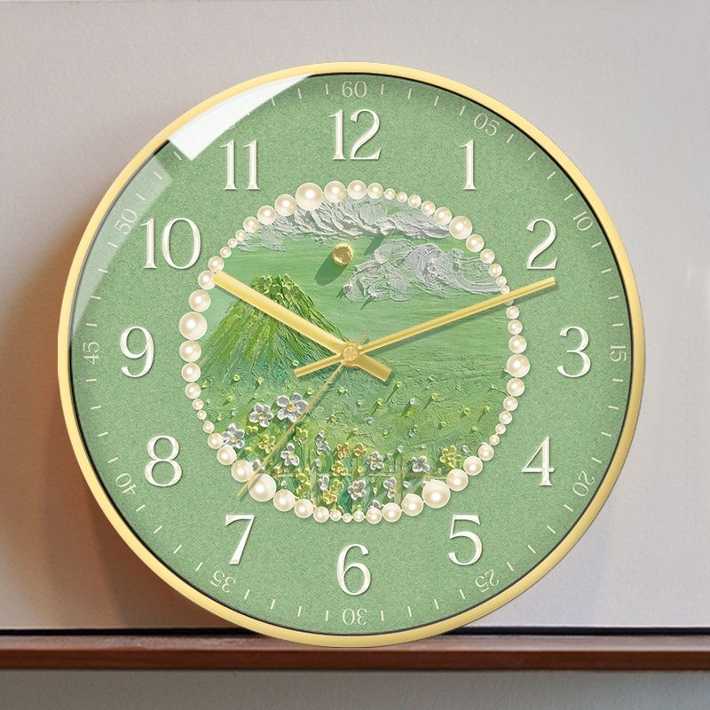 Orologio al quarzo creativo silenzioso da parete semplice per soggiorno, camera da letto, casa, moda, in stile francese_voghion.com