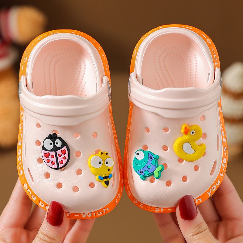 Children's Sandals Slippers, Girls, Summer, Small Medium-sized Children, Babies, Indoor Soft Soles, Anti Slip Cartoon_voghion.com
