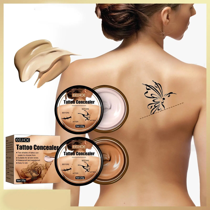 Concealer Foundation Cream Makeup Base Professional Full Coverage Freckles Cover Acne Spots and Dark Circles Facial Makeup_voghion.com