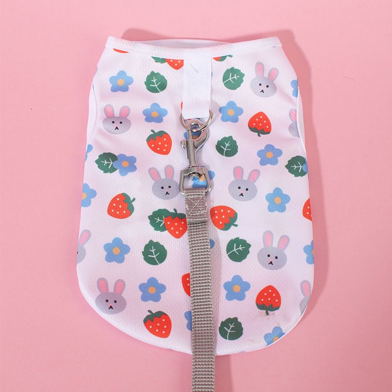 Pet Clothes For Small And Medium Teddy Bichon Dogs Summer Duck T Cat Vest Breathable Non-Stick Hair_voghion.com