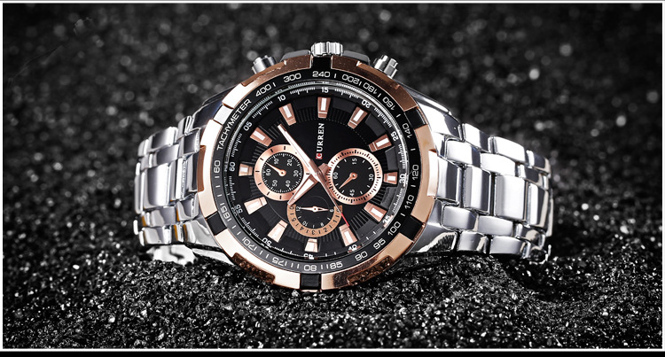 CURREN CARREN 8023 Casual Business Waterproof Quartz Men's Watch_voghion.com