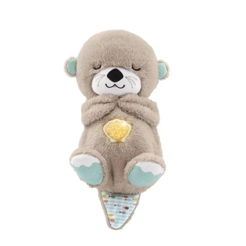 Schlummerotter Sleep Plush Toy Little Lamb Breathing Schlummer Otter Plusch Sleep Music Appease Plush Toys_voghion.com