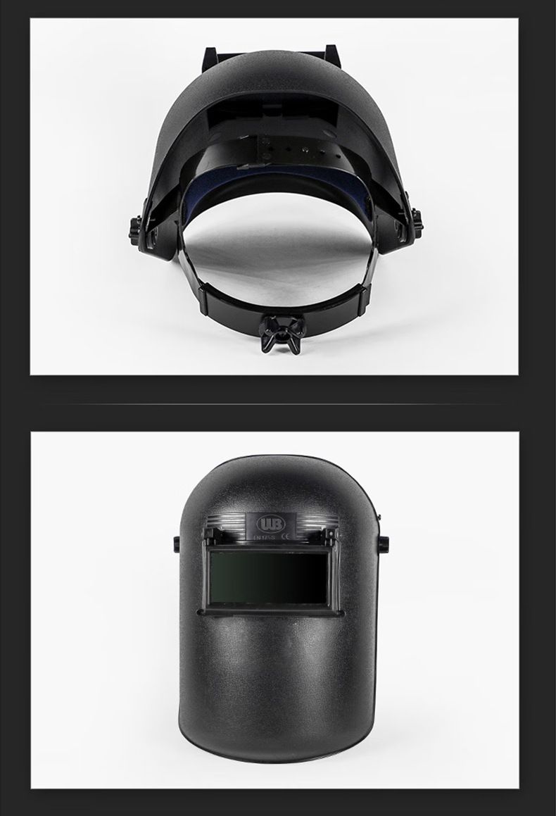 Careta de soldadura Blue Eagle 633P para prevenir daños oculares y proteger la cara y los ojos. Casco de soldadura con arco de argón para montaje en la cabeza._voghion.com