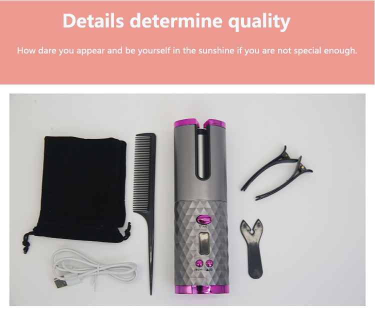 Wireless 34w 5.1v per uso domestico Mini bigodino per capelli freddi da asporto con ricarica USB_voghion.com