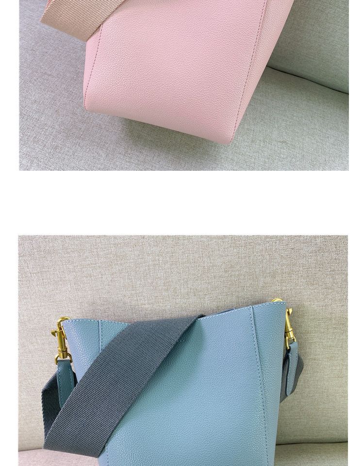 2024 New Star Stesso stile Cinghia larga Cinghia Secchiello Spalla singola Diagonale Incrocio Pelle Donna Semplificato_voghion.com