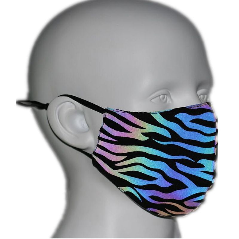 Personalized Reflective Double Layer Adjustable Colorful Dustproof Sunproof Breathable Fashion Outdoor Cycling Face Mask_voghion.com