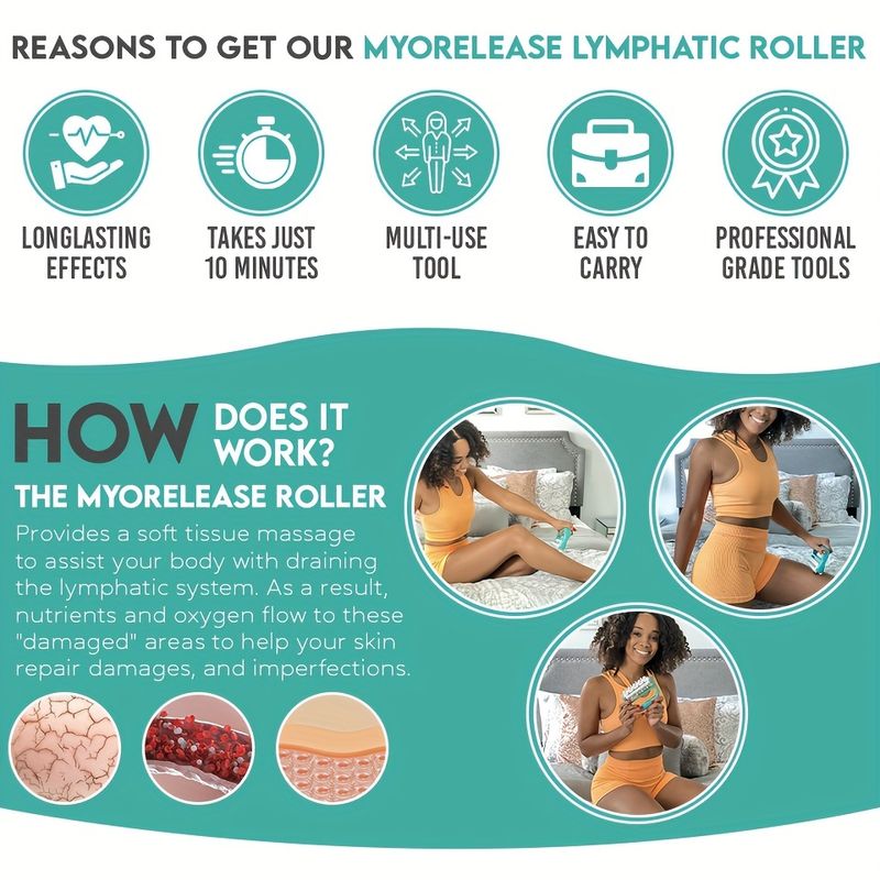 Relieve Cellulite, Trigger Point Pain Muscle Tension with this Mini Myofascial Release Tool - Perfect for Men & Women_voghion.com