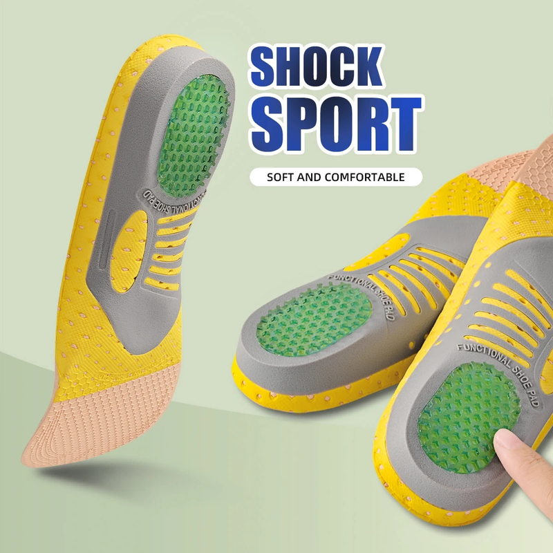 Orthotic Insole Arch Support PVC Flat Foot Health Shoe Sole Pad Shoes insert padded Orthopedic insoles for feet_voghion.com