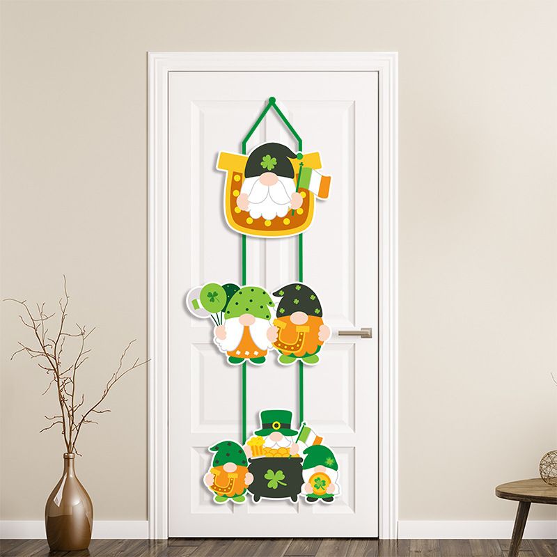 St. Patrick's Day Party Dekoration Tür Hängen Lustige Anhänger Kreuz Grenze St. Patrick's Day Party Dekoration Tür Hängen_voghion.com