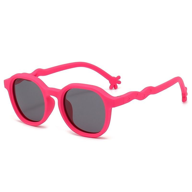 2023 Children's Round Polarizing Glass Student Sunglasses Sun Visors 6-118_voghion.com