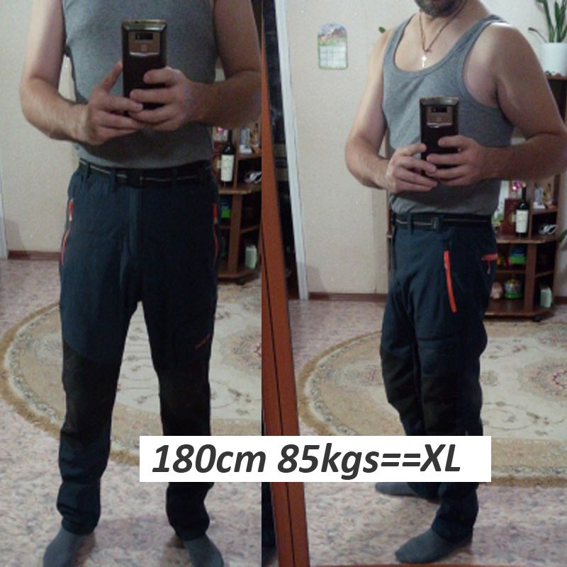 Men's Oversized Winter Softshell Winter Outdoor Pants Trekking Fishing Camping Climbing Hiking Skiing Warm Travel Trousers S-4XL_voghion.com