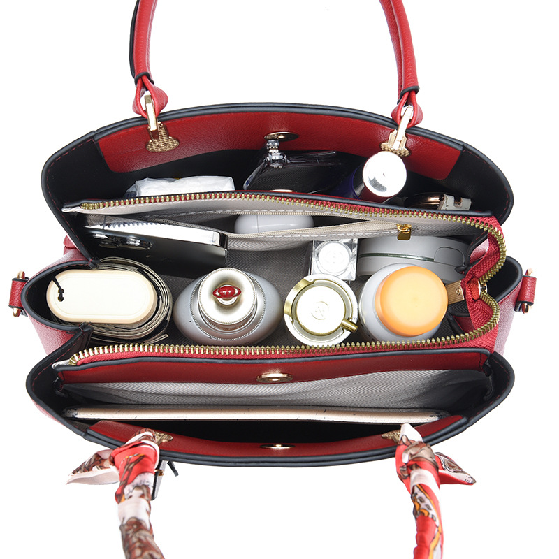 Mom's Damen 2024 neue leichte Luxus-, elegante und luxuriöse Handtasche, große Kapazität, One-Shoulder-Crossbody-Tasche,_voghion.com