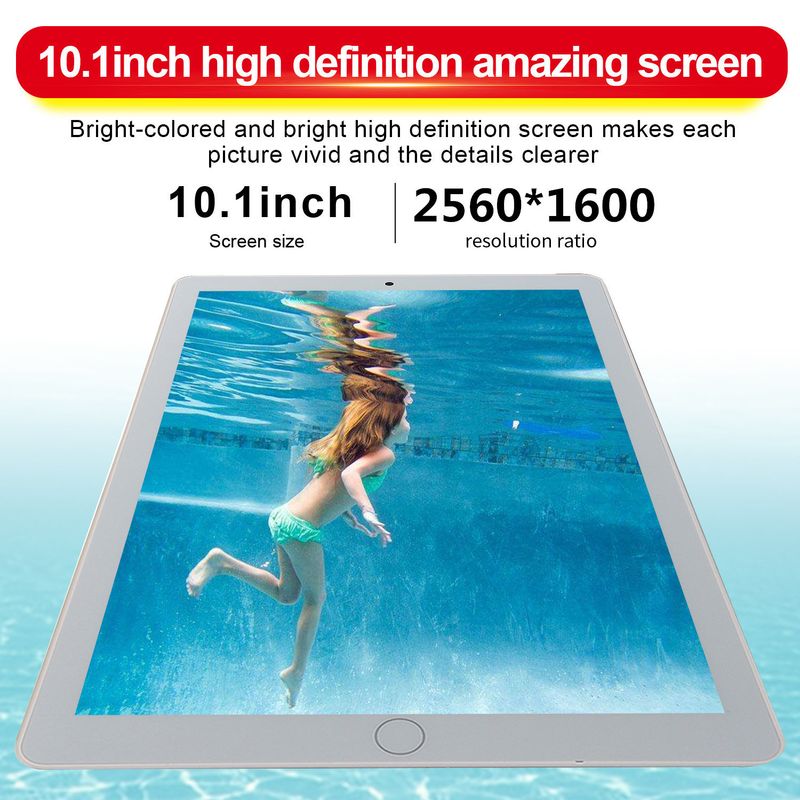 Tablets 10 Inch Tablet Computer,Three Cameras, 6735 Dual SIM Card Calls, HD Screen_voghion.com