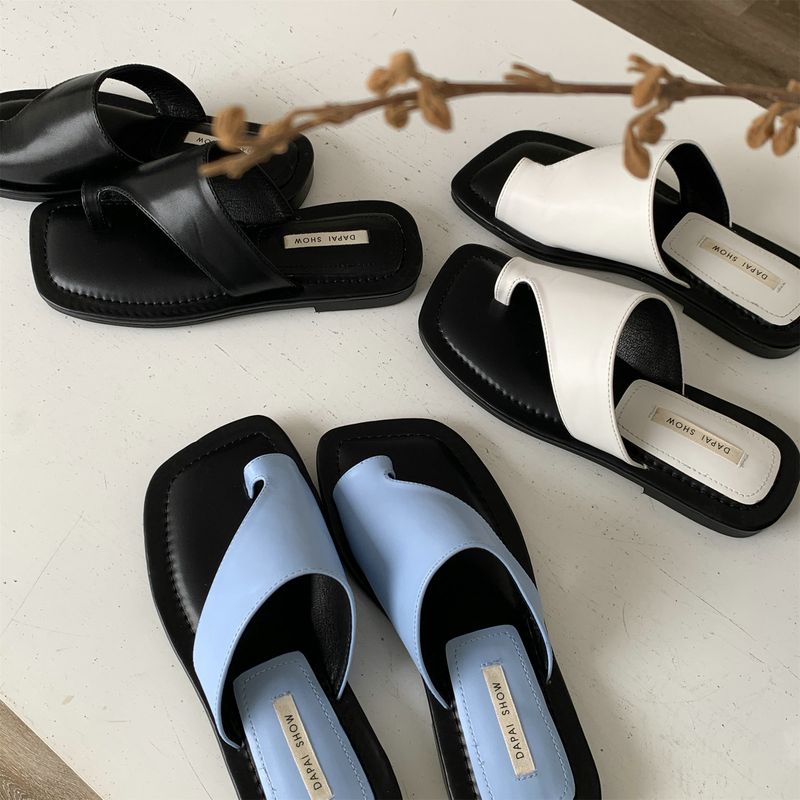 Crowdsourced design, damskor med fyrkantiga tåflip flops, nya mångsidiga strandskor för sommaren för utomhusbruk 2023_voghion.com