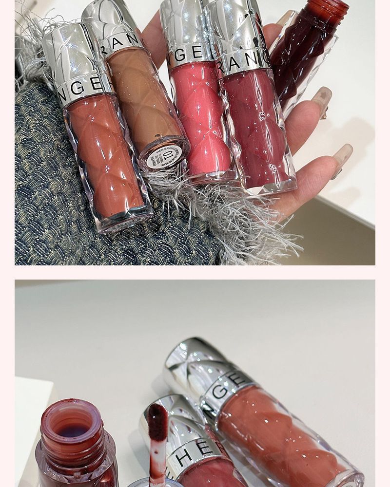 New Mianmian Light Yarn Mirror Lip Glaze Clear, Moisturizing, Water Shining Glass Lips Korean Tender Girl Lip Gloss_voghion.com