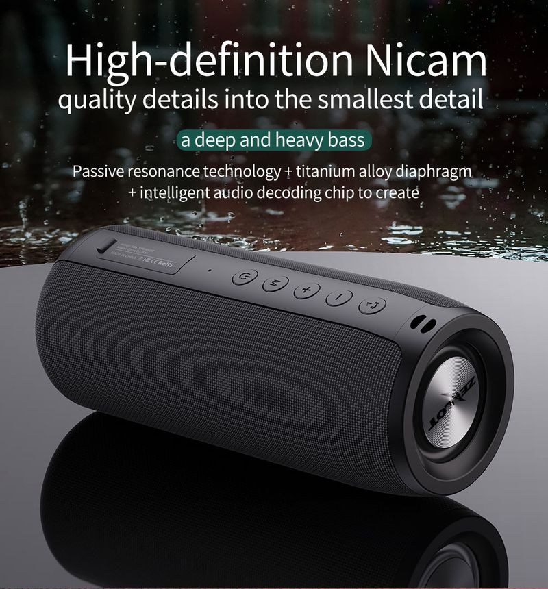 Collection Ijeraar S51 Powerful Bluetooth Speaker Bass Wireless Speakers Subwoofer Waterproof Sound Box Support Tf,_voghion.com