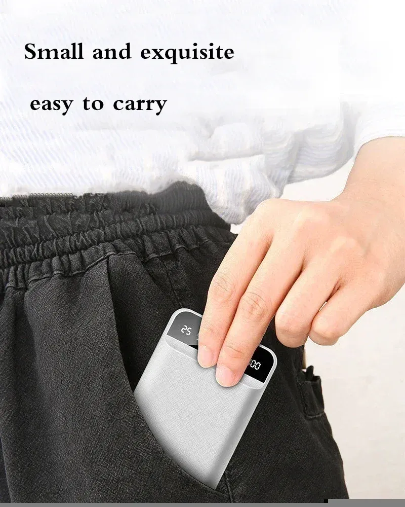 SU Mini Power Bank Battery 50000 MAh Portable Fast Charging Digital Display Dual USB Charger For IPhone, Xiaomi, Huawei_voghion.com