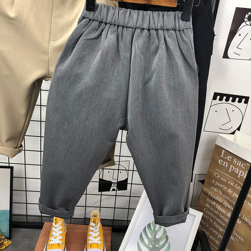 Kinderkleding Kinderpakbroeken 2024 nieuwe kinderbroeken kleine en middelgrote kinderbroeken stijlvolle jongenspakbroeken_voghion.com