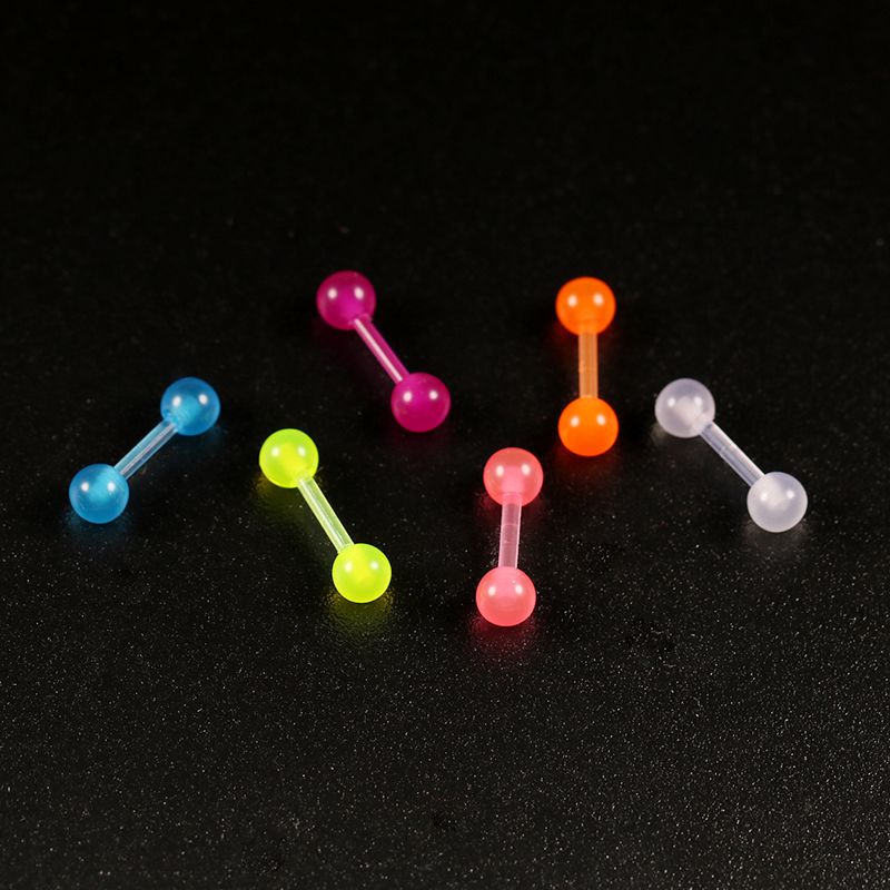 2 of them 4mm Cute Xiaokang Naixin Goat Cartilage Earrings, Screw Shell, 16g Screw, Luminous, Non standard, Free_voghion.com