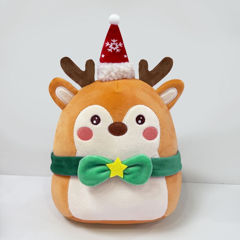 Claus Christmas Plush Santa Snowman Pillow Soft Decorative Cushion Holiday Home For_voghion.com
