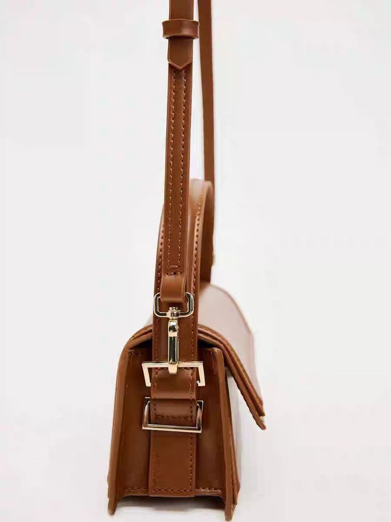 Nouveau sac bandoulière mini citadin décontracté et polyvalent, style trapèze rétro, élégant et facile à porter à la main, idéal pour l'automne._voghion.com