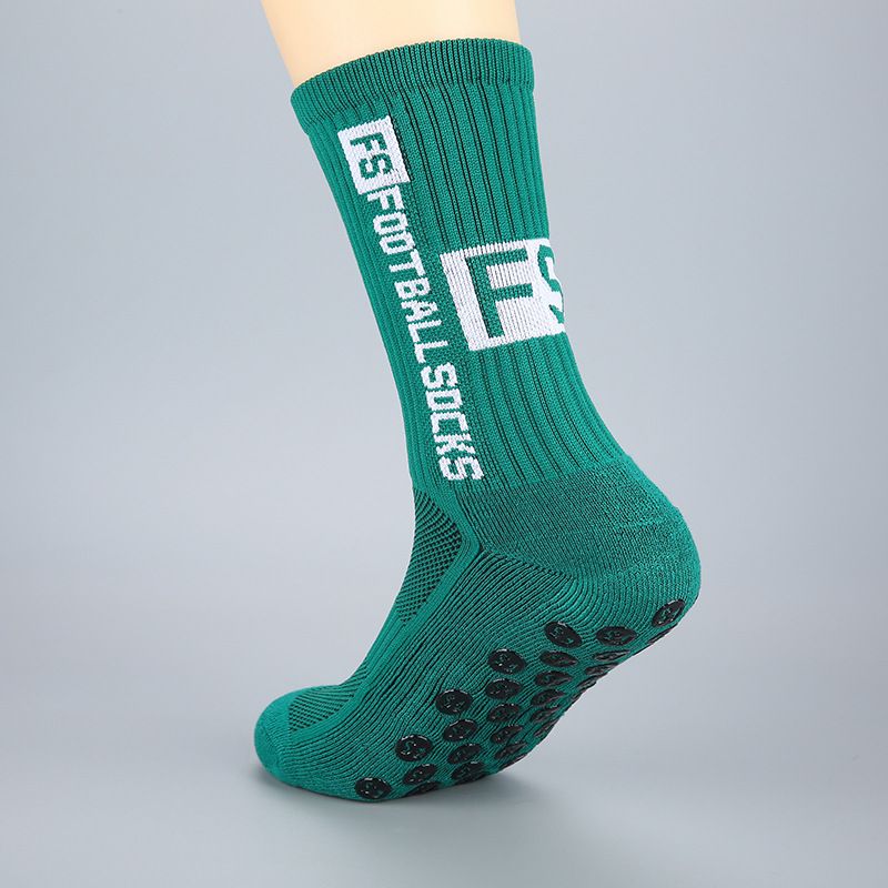 Cross Border FOOTBALLSOCKS Najlepiej sprzedające się skarpetki do piłki nożnej z silikonowym spodem i antypoślizgowe, profesjonalne skarpetki sportowe do piłki nożnej_voghion.com