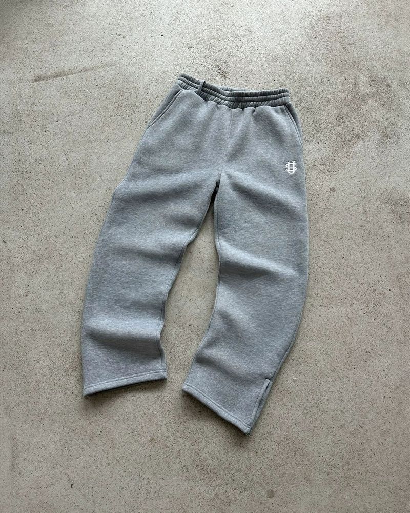 Herenkleding Retro Y2k Street Trend Hip Hop Elastische taille Rits Losse effen kleur Sport Casual Broek_voghion.com
