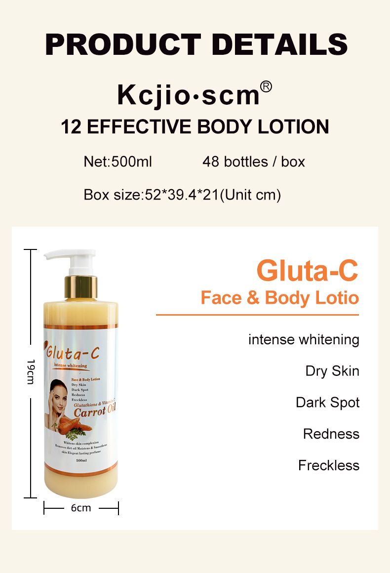 Glutamate Carrot Body Vitamin C Moisturizing Lotion_voghion.com