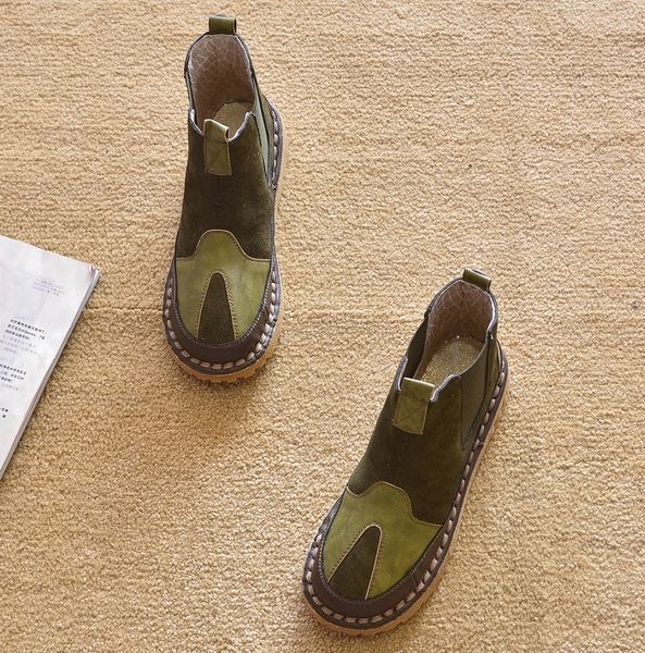 European American Spring And Autumn Flat Bottom Foreign Trade Short Boots_voghion.com