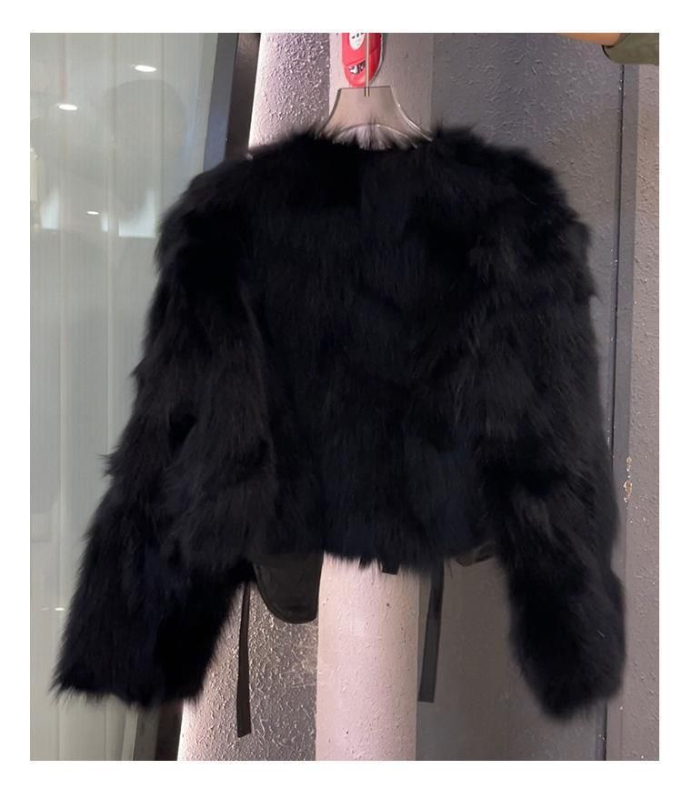 Frost Fox – Luxuriöser Bomber aus Kunstpelz (schlanke Silhouette + fühlbare Wärme)_voghion.com
