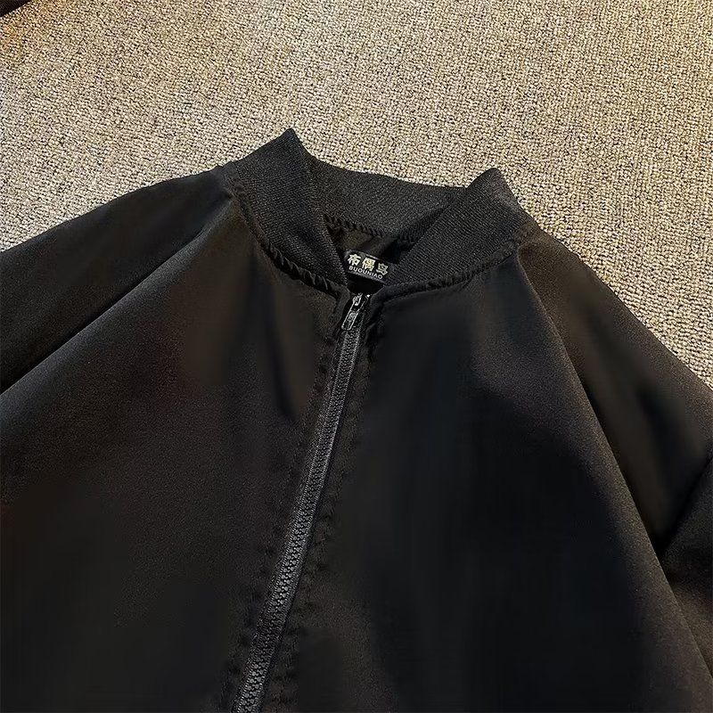 Bestickter Angriff für Männer im Frühjahr und Herbst 2023, neue trendige amerikanische Funktionsarbeitskleidung, High-End-Kleidungsjacke_voghion.com