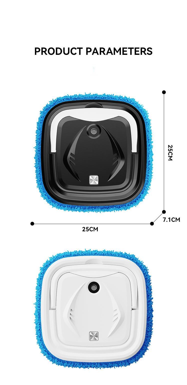 Compact Robot Vacuum - Self-Charging Auto Dust Mop | 0.6L Tank | Quiet Apartment Small Space Solution_voghion.com