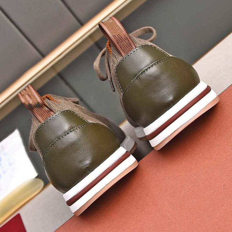 Men's 2025 Spring Summer New Sock Flat Lace-Up Knitted Breathable Sports Versatile Running Shoes For Men_voghion.com