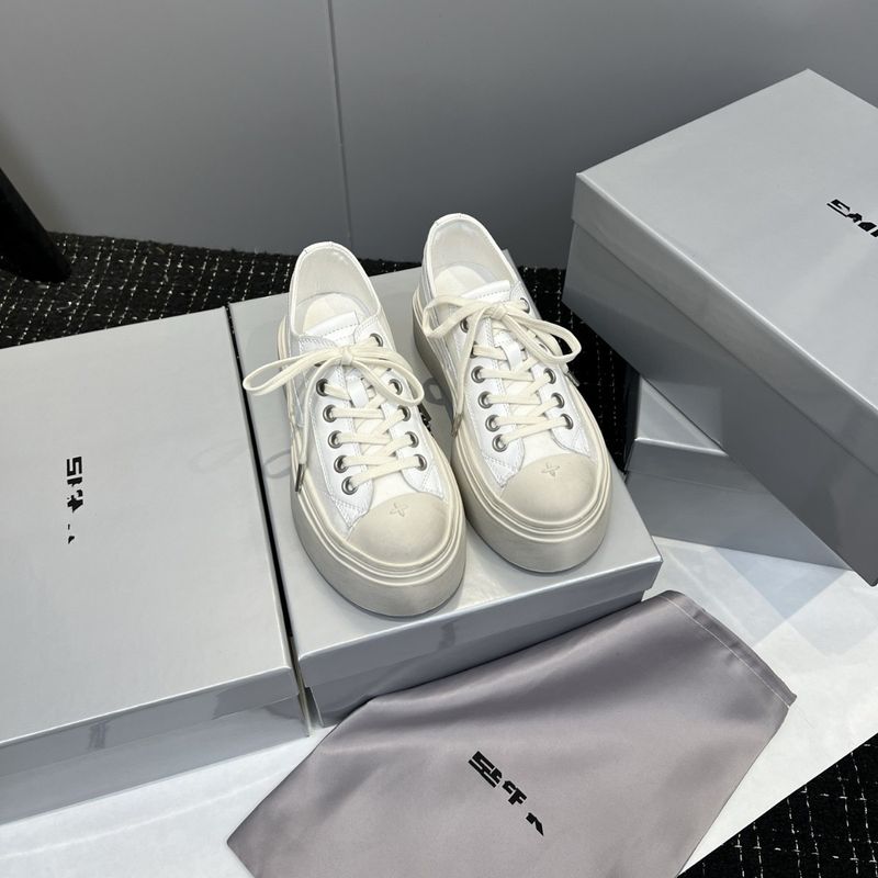 Scarpe da skate casual con testa grande, stile selvaggio, con blocchi di colore bianco e nero, con altezza crescente, modello Cross Flower SMF Night Meteor Ball_voghion.com