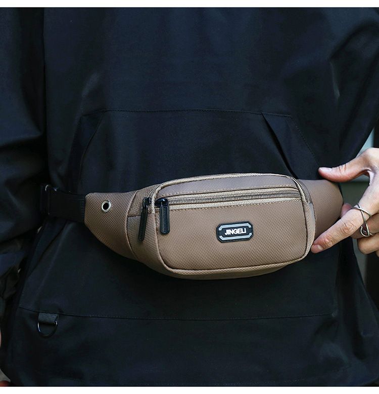 Nuova borsa da cintura per esercizi Borsa a tracolla da uomo casual alla moda per donna Borsa a tracolla da uomo di grande capacità resistente all'acqua e all'usura_voghion.com