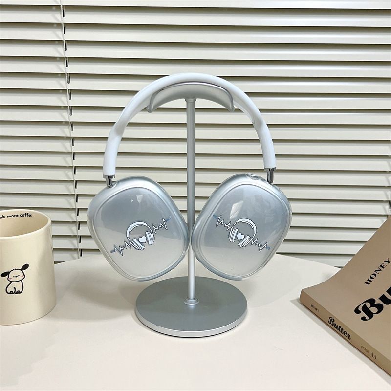 Personalized Headset for  AirPods MAX Headset Case Wireless Bluetooth Transparent Protective Cover_voghion.com
