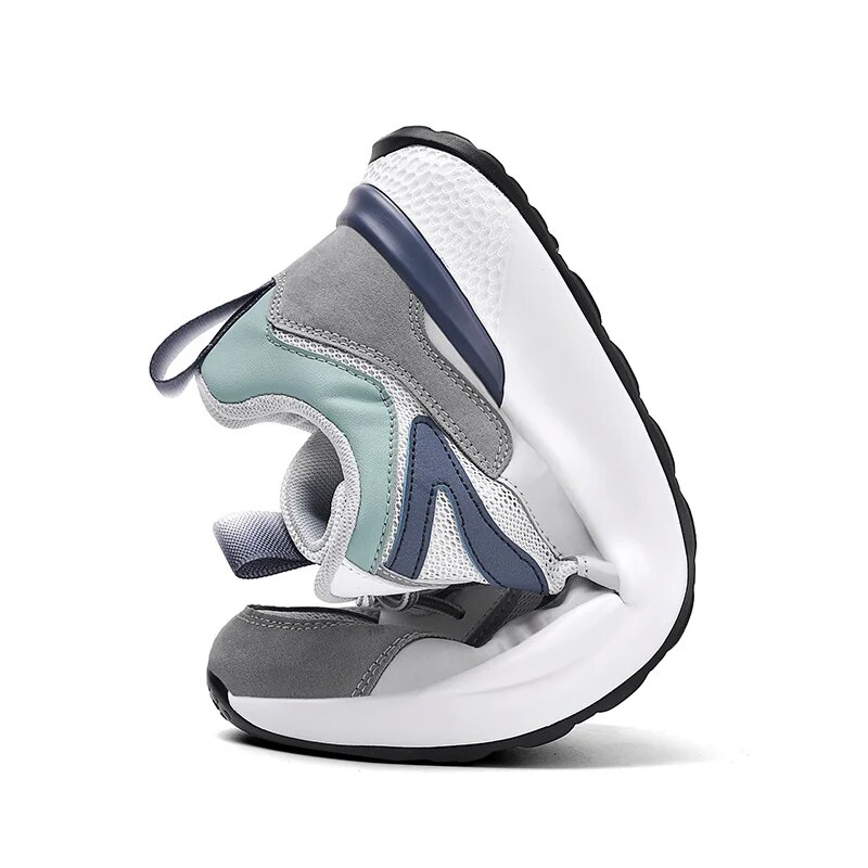 Herrenschuhe Arbeitsschuhe Industrieschuhe Sportschuhe Laufschuhe Wanderschuhe rutschfest Für Drinnen Draußen Atmungsaktive Arbeitsschuhe_voghion.com