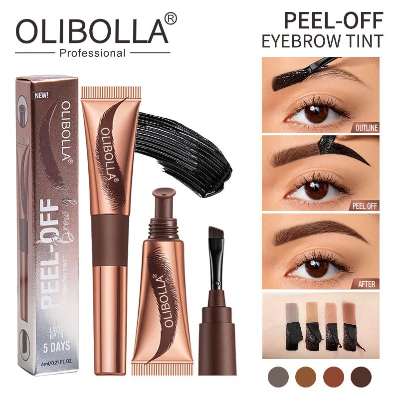 Colle à sourcils détachable, pâte colorante pour sourcils, imperméable, longue tenue, ne se décolore pas, liquide colorant pour sourcils, crayon à sourcils semi-permanent_voghion.com