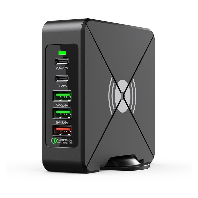 syct New Private Model QC3.0/PD75W Mobile Phone Charger Type-C Power Adapter 15W Wireless Charging_voghion.com