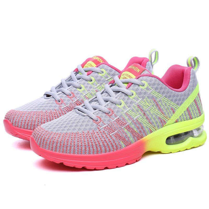 Corsa per le donne Scarpe da ginnastica da jogging elastiche per esterni con cuscino d'aria Scarpe sportive da tennis_voghion.com