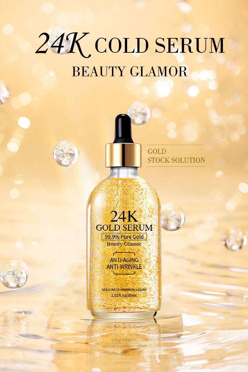 Bsncpley Gold Nicotinamide Base Solution Idratante Antirughe e Antirughe Essenza_voghion.com