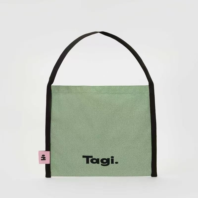 Tagi. Borsa a tracolla multicolore per pendolari, in tela ad alta densità e grande capacità._voghion.com