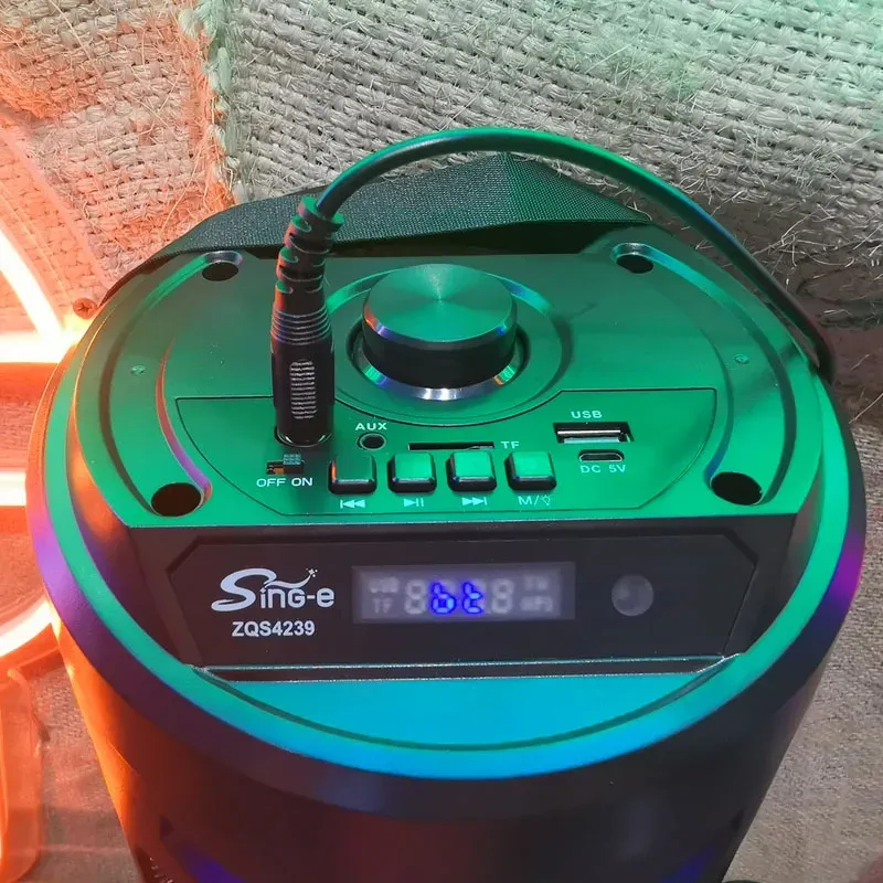 30W Wireless Column Big Power Stereo Portable Bluetooth Speaker Subwoofer Bass Party Speakers With Microphone Family_voghion.com