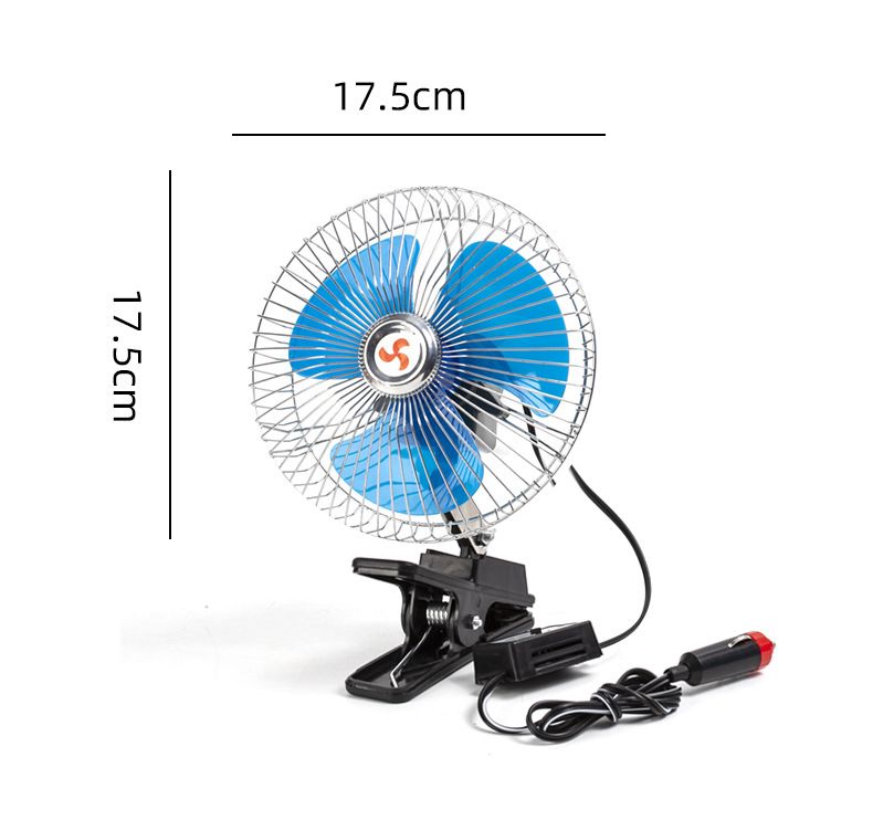 Ventilatore elettrico universale per auto, 24 V, 12 V, per il raffreddamento estivo degli interni._voghion.com