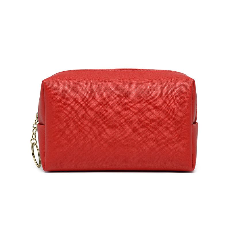 New Women's PU Handheld Portable Square Waterproof Cute Travel Toiletry Storage Bag_voghion.com